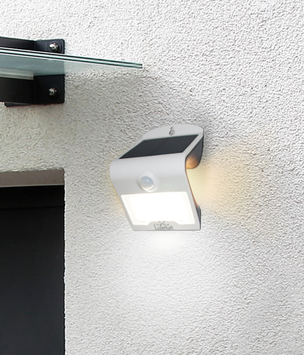 보노 센서 외부벽등 태양광 충전식 (LED2W)