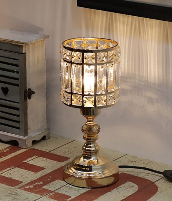 안단티노 미니 크리스탈 침실스탠드 (골드, 크롬)